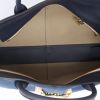 Chloé   shoulder bag  in black and blue leather - Detail D3 thumbnail
