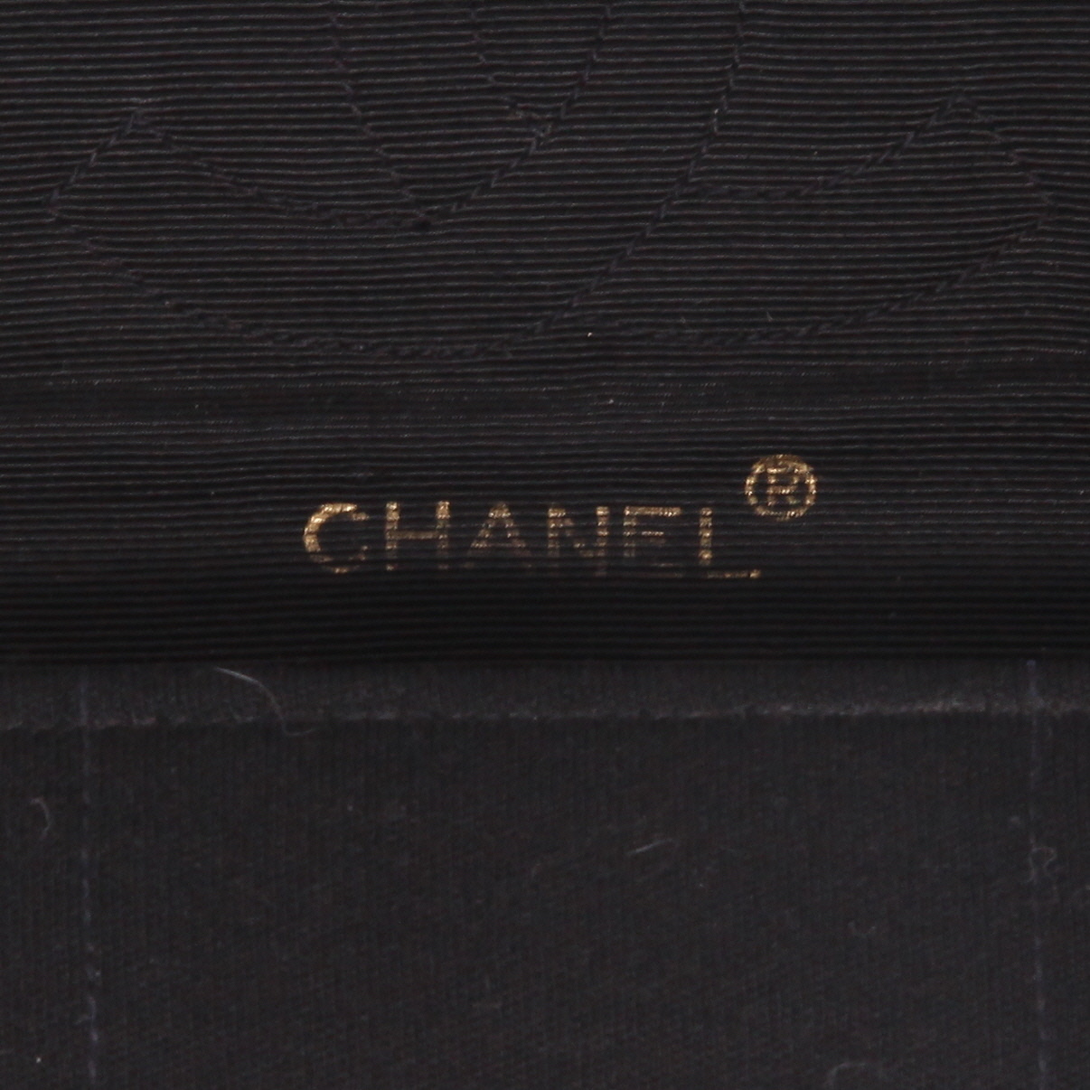Chanel  Vintage handbag  in black canvas - Detail D2