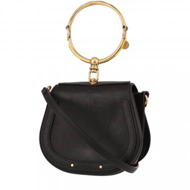 Bolso bandolera Chloé  Nile en cuero negro