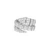 Bulgari Serpenti Viper large model ring in white gold and diamonds - 00pp thumbnail