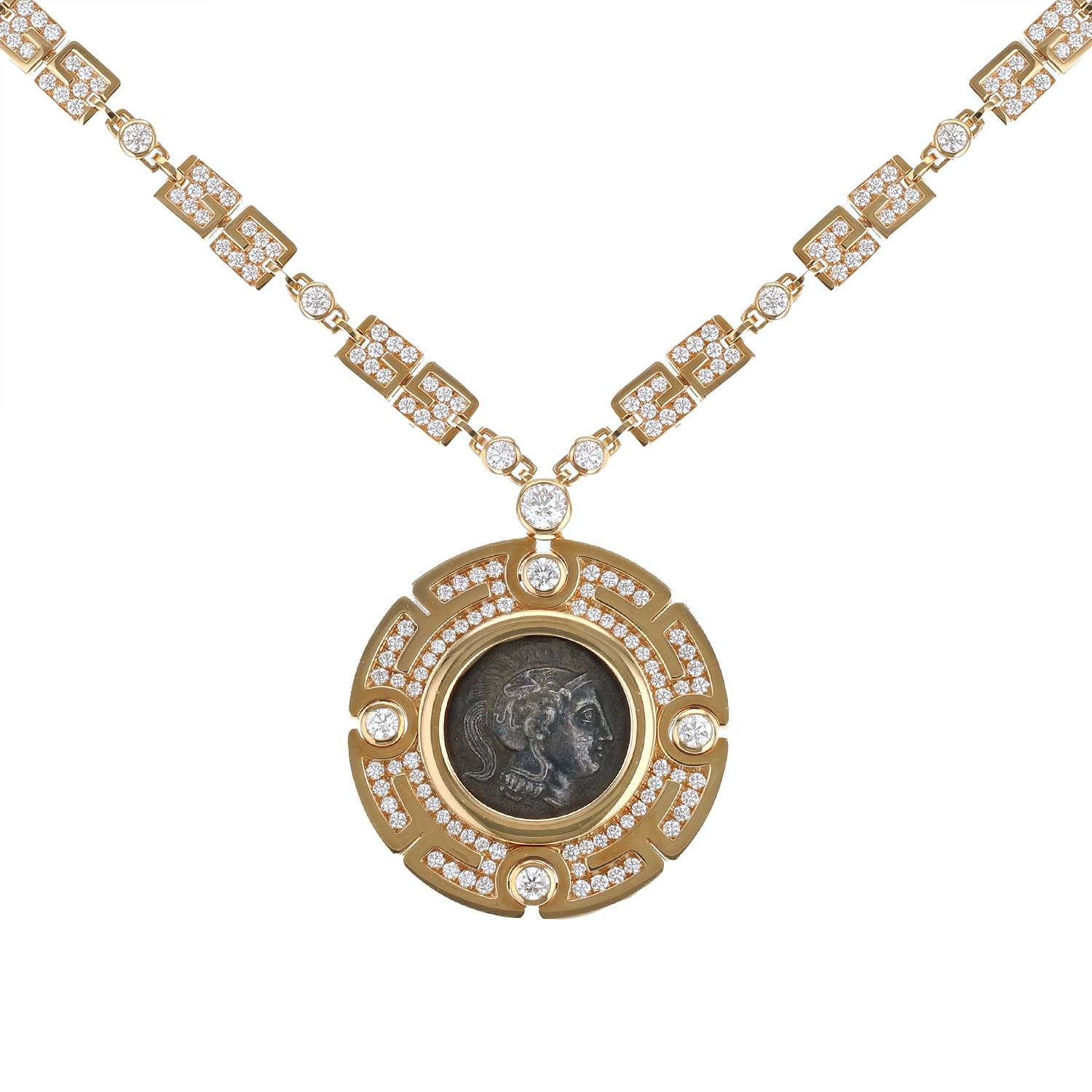 Bulgari Monete Necklace with English Coin at 1stDibs | bulgari monete  necklace price, monete in english, english coin necklace