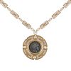 Bulgari Monete High Jewellery Necklace long necklace in pink gold, silver and diamonds - 00pp thumbnail