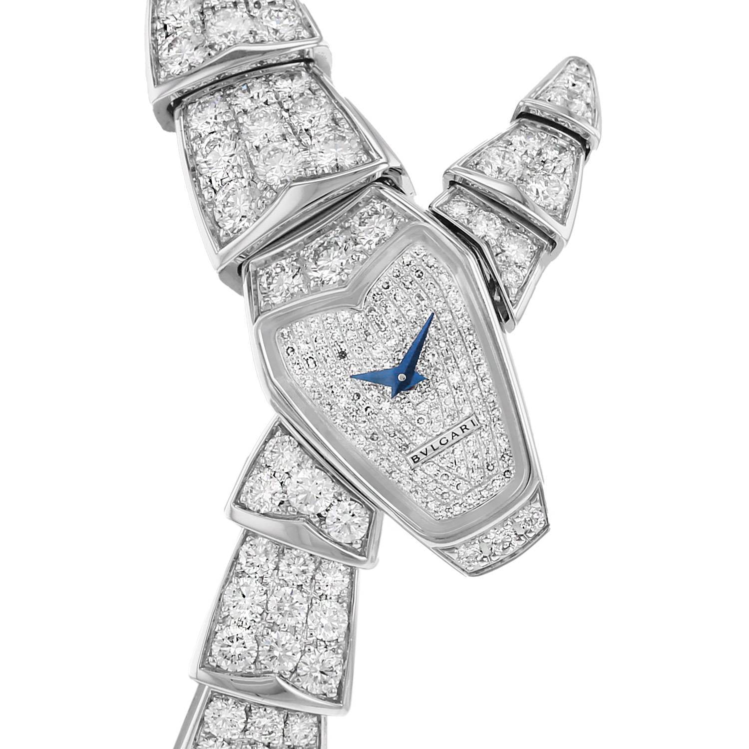 Orologio Bulgari Serpenti in oro bianco e diamanti Ref: 102367 Circa 2022