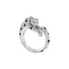 Cartier Panthère ring in white gold, diamonds and onyx - 00pp thumbnail