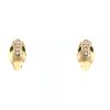 Bulgari Serpenti earrings in pink gold, diamonds and malachite - 360 thumbnail