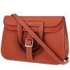 Hermès  Halzan shoulder bag  in Cuivre leather taurillon clémence - 00pp thumbnail