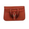 Bolso bandolera Hermès  Halzan en cuero taurillon clémence Cuivre - 360 thumbnail