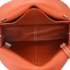 Bolso bandolera Hermès  Halzan en cuero taurillon clémence Cuivre - Detail D3 thumbnail