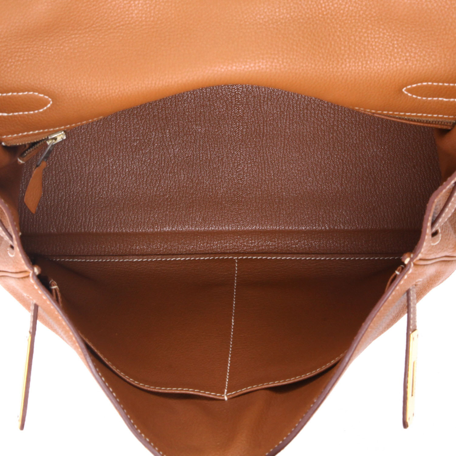 Borsa Hermès  Kelly 32 cm in pelle togo gold - Detail D3