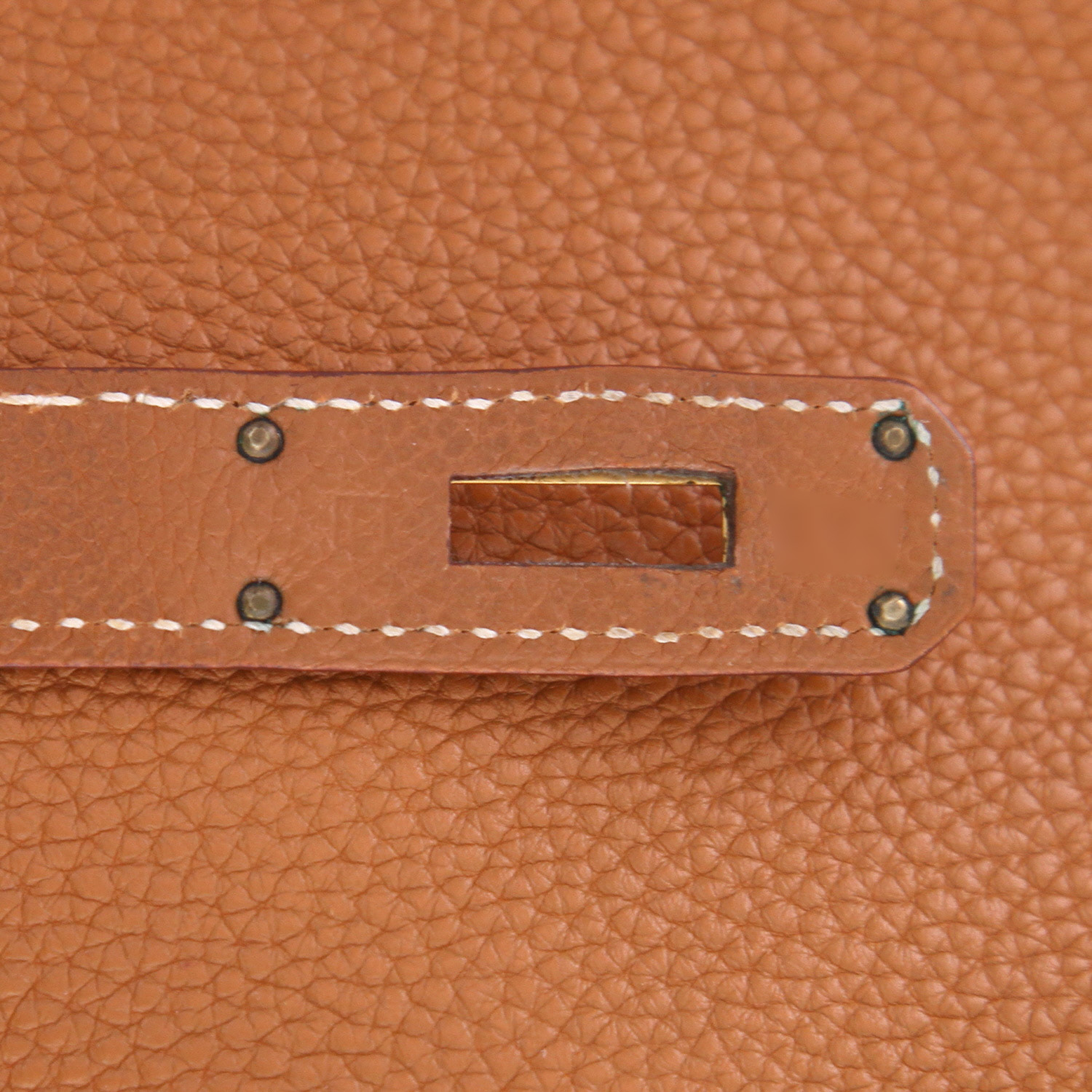 Borsa Hermès  Kelly 32 cm in pelle togo gold - Detail D4