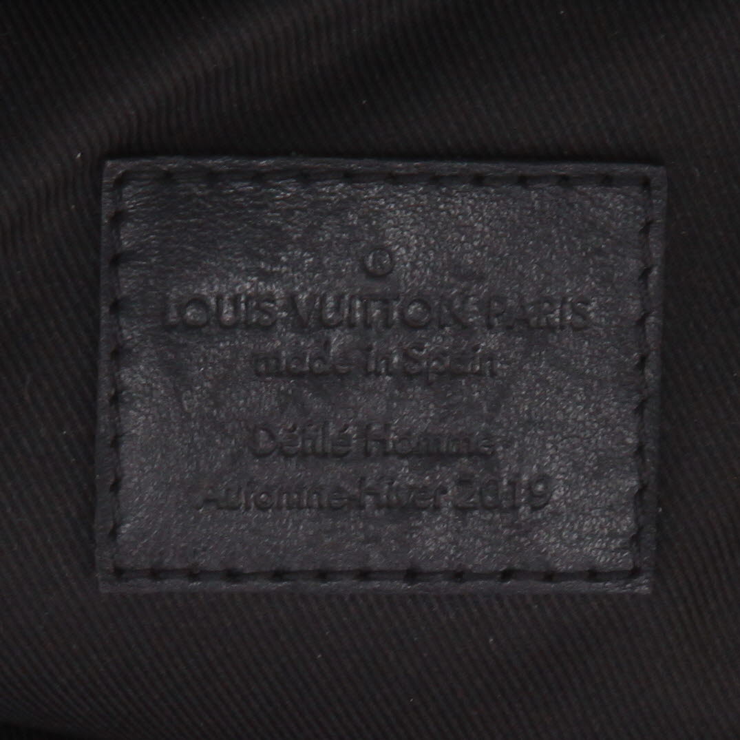 Borsa a tracolla Louis Vuitton   in pelle nera - Detail D2