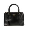 Prada  Galleria handbag  in black patent leather - 360 thumbnail