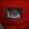 Bolso bandolera Louis Vuitton  Bloomsbury en lona a cuadros ébano y cuero esmaltado marrón - Detail D2 thumbnail