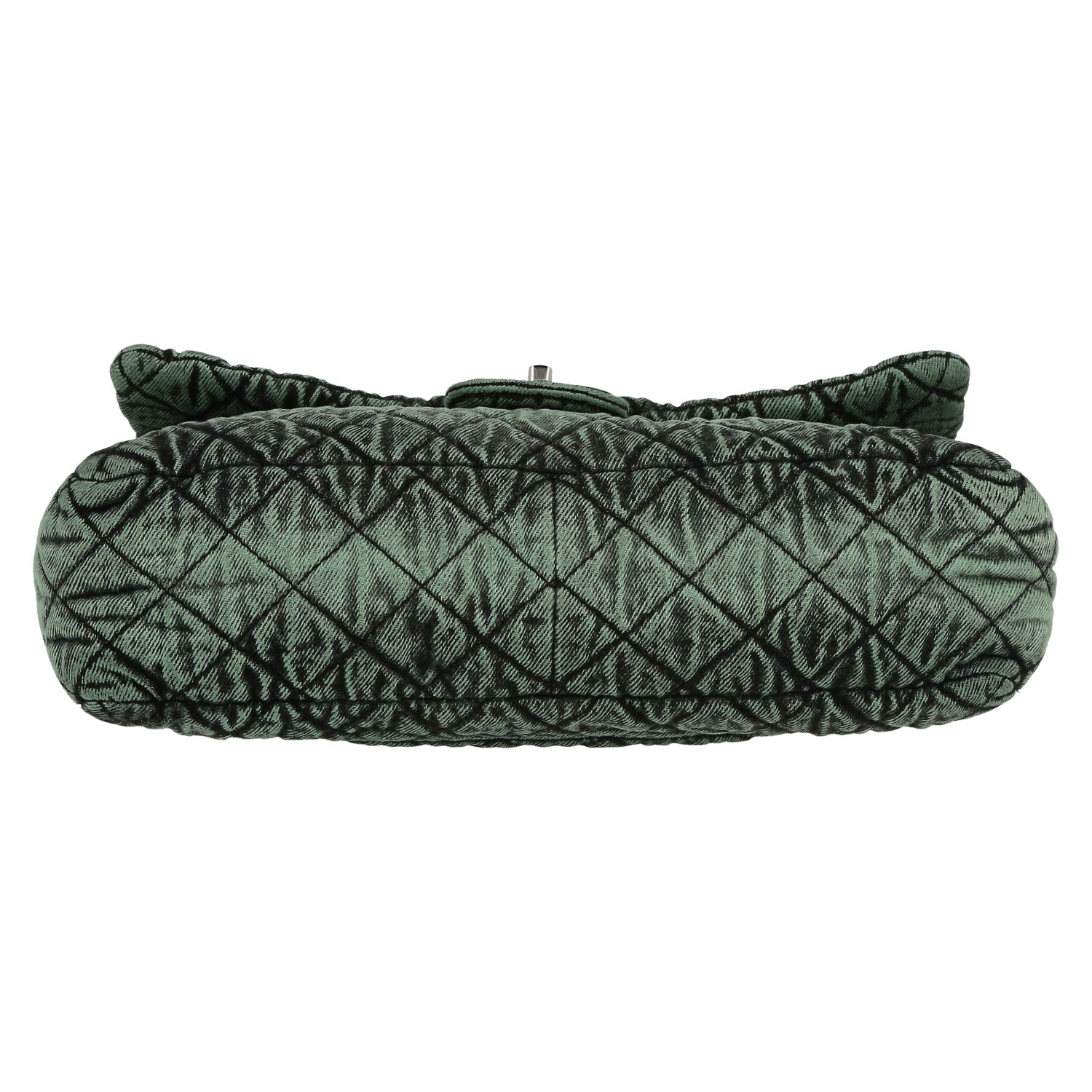 Sac à main Chanel  Timeless en denim vert - Detail D1