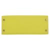 Hermès  Kelly 28 cm handbag  in yellow Lime epsom leather - Detail D1 thumbnail