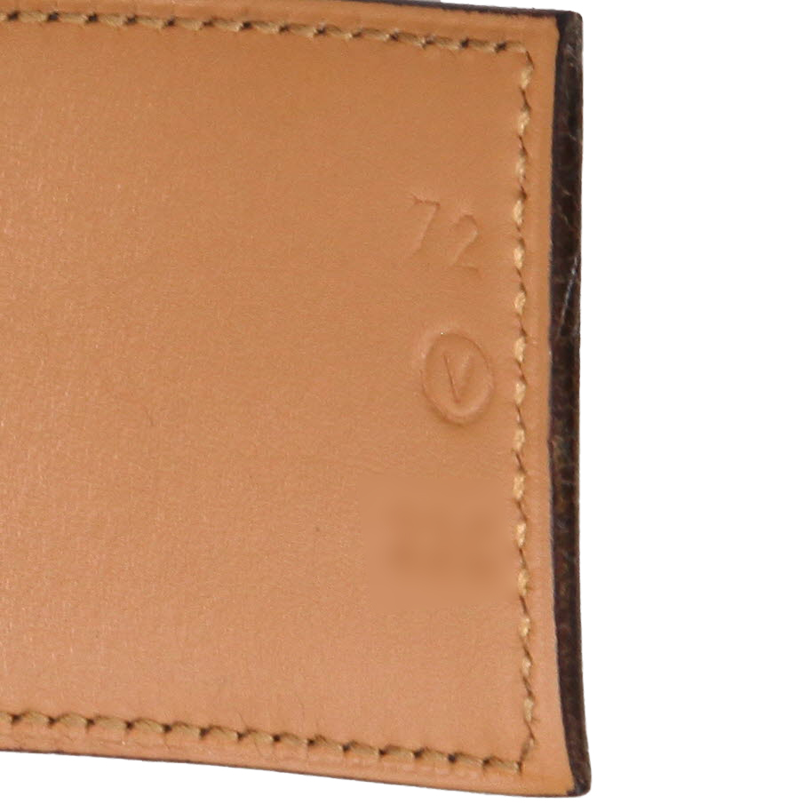 Ceinture Hermès  Médor en cuir box noir - Detail D2