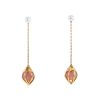 Mellerio  earrings in pink gold, pearls and opal - 00pp thumbnail