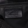 Bolso de mano Gucci  Jackie vintage en lona monogram gris y negra y cuero negro - Detail D2 thumbnail