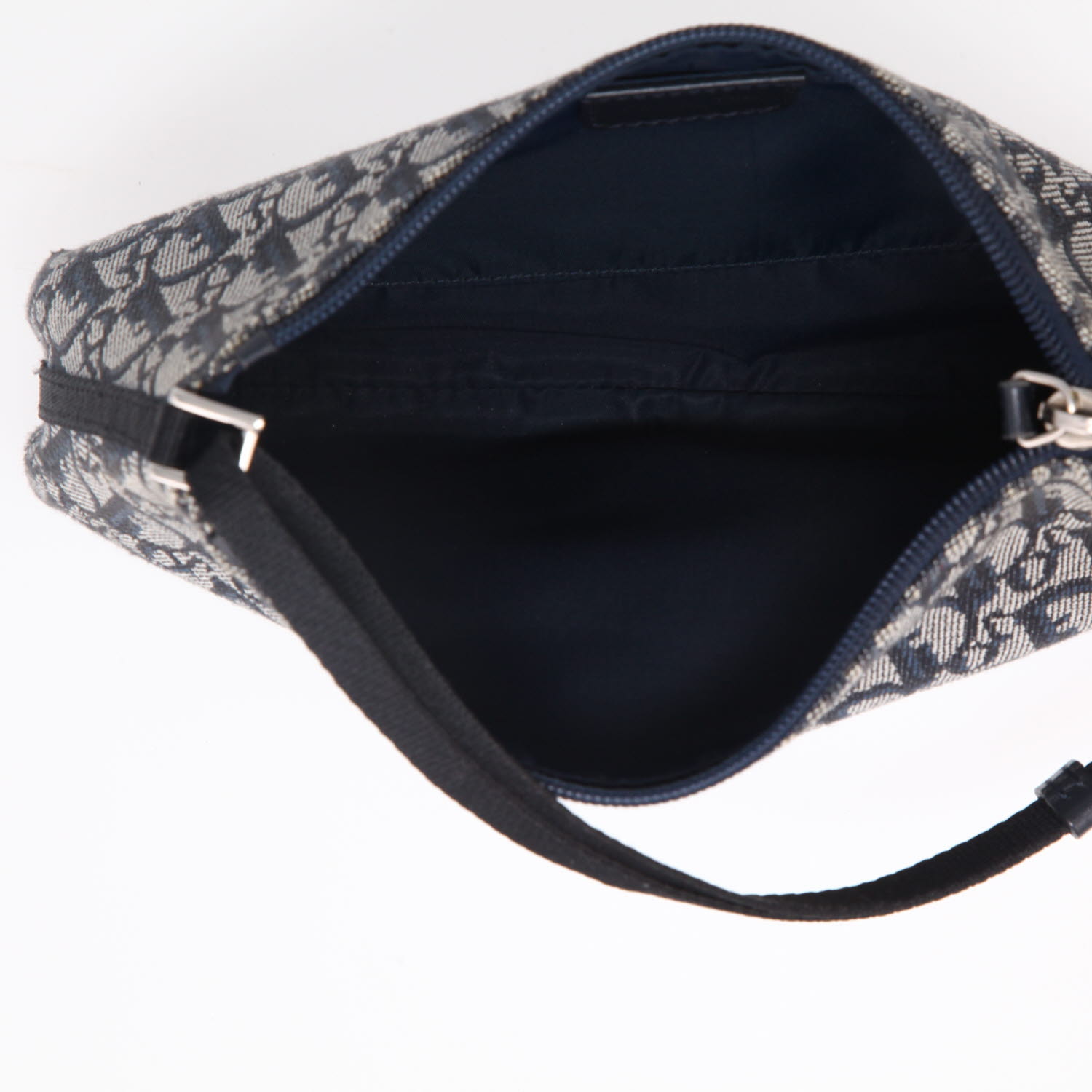 Christian Dior   shoulder bag  in blue canvas - Detail D3