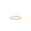 Messika Gatsby wedding ring in pink gold and diamonds - 360 thumbnail