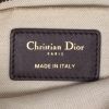 Bolsito de mano Dior   en lona Monogram Oblique color burdeos y beige - Detail D2 thumbnail
