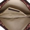 Dior   pouch  in burgundy and beige monogram canvas Oblique - Detail D3 thumbnail