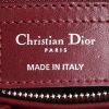 Dior  Lady Dior large model  handbag  in burgundy leather cannage - Detail D4 thumbnail