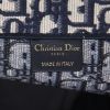 Dior  Book Tote shopping bag  in blue and beige monogram canvas Oblique - Detail D2 thumbnail