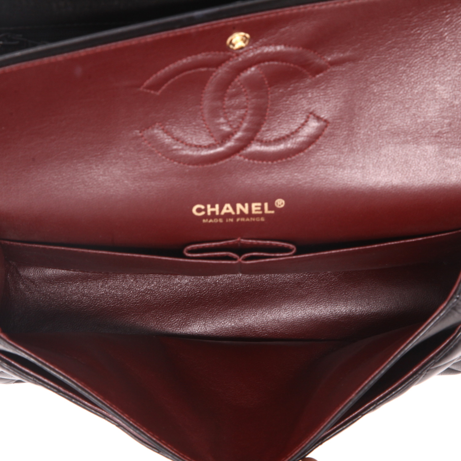 Chanel  Timeless Classic handbag  in black quilted leather - Detail D3