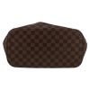 Bolso de mano Louis Vuitton  Siena en lona a cuadros ébano y cuero marrón - Detail D1 thumbnail