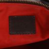 Louis Vuitton  Siena handbag  in ebene damier canvas  and brown leather - Detail D2 thumbnail