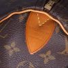 Bolso de mano Louis Vuitton  Speedy 40 en lona Monogram marrón y cuero natural - Detail D2 thumbnail