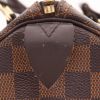 Sac à main Louis Vuitton  Speedy 25 en toile damier ébène et cuir marron - Detail D2 thumbnail