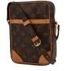 Louis Vuitton  Danube	 shoulder bag  in brown monogram canvas  and natural leather - 00pp thumbnail