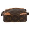 Louis Vuitton  Danube	 shoulder bag  in brown monogram canvas  and natural leather - Detail D1 thumbnail