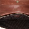Sac à main Dior  Colombus en toile vert-kaki et cuir marron - Detail D3 thumbnail