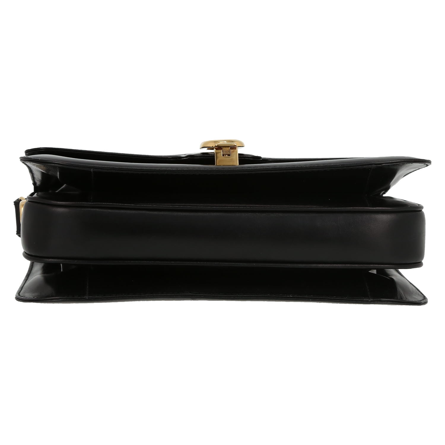 Borsa da spalla o a mano Celine  Vintage in pelle nera - Detail D1