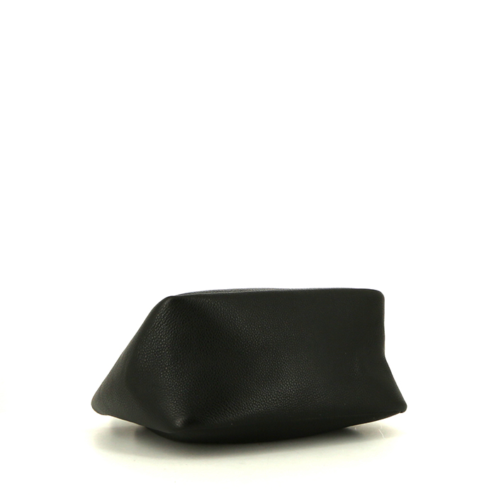 Prada  Dynamique handbag  in black grained leather - Detail D4
