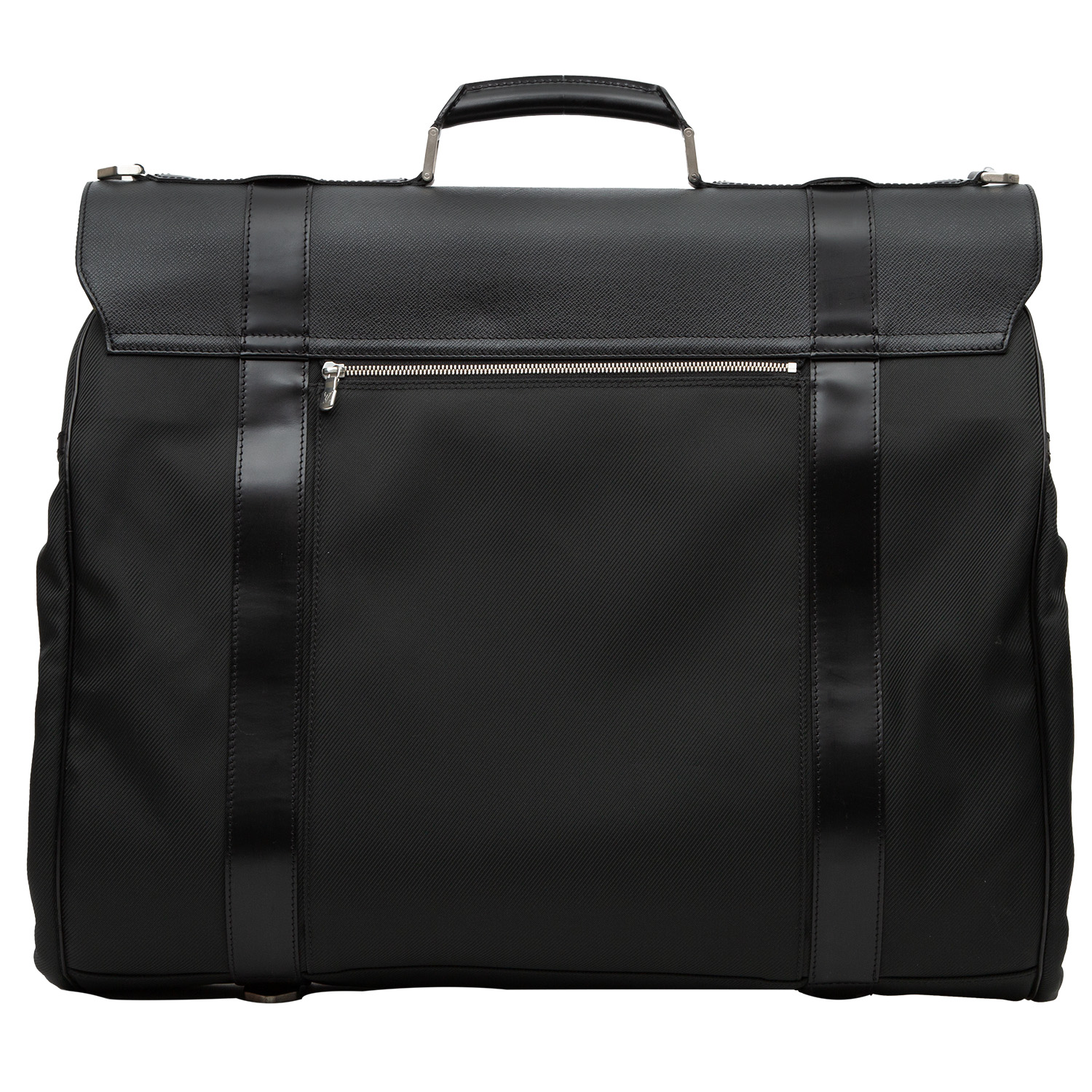 Louis Vuitton  Porte-habits in grey taiga leather - Detail D5