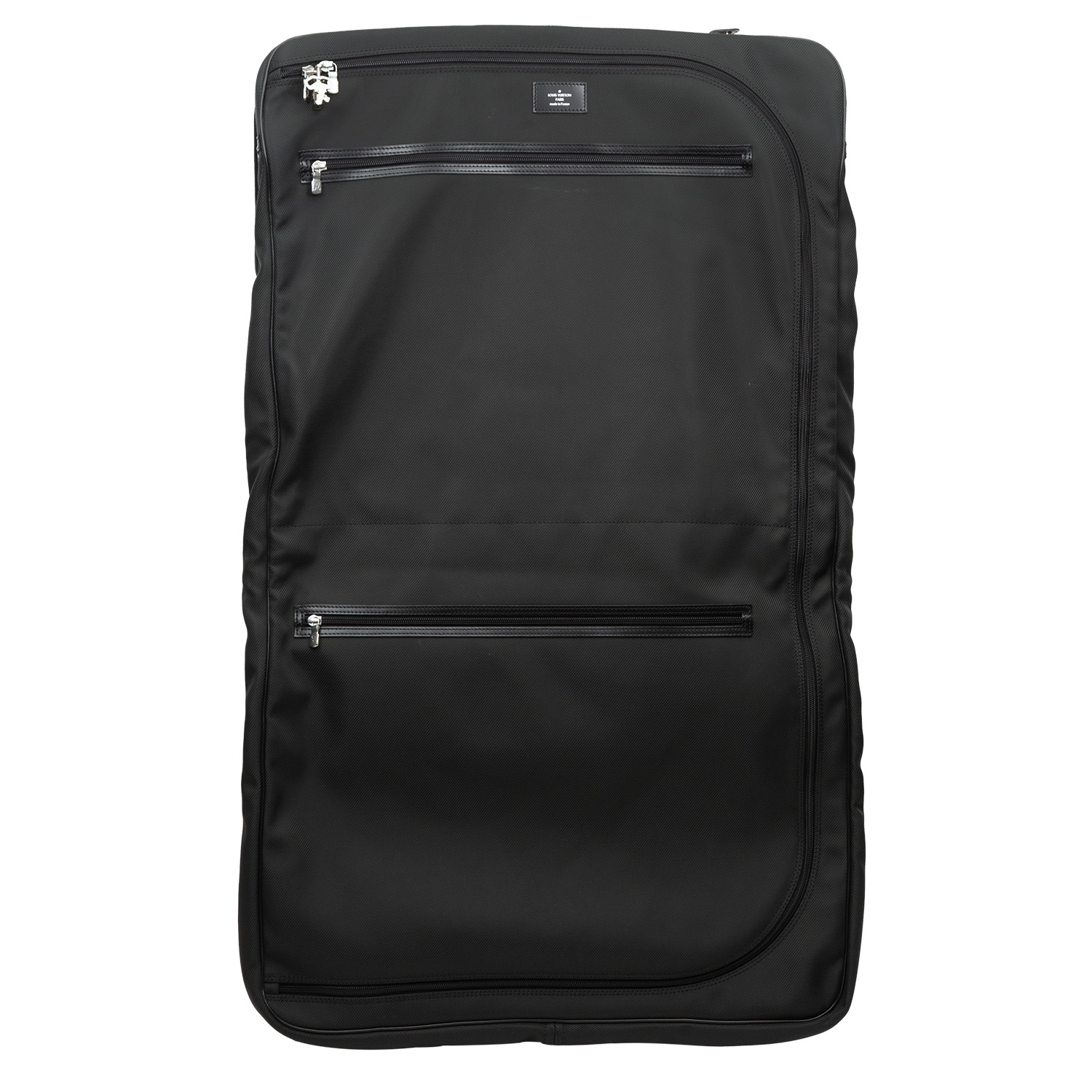 Louis Vuitton  Porte-habits in pelle taiga grigia - Detail D7