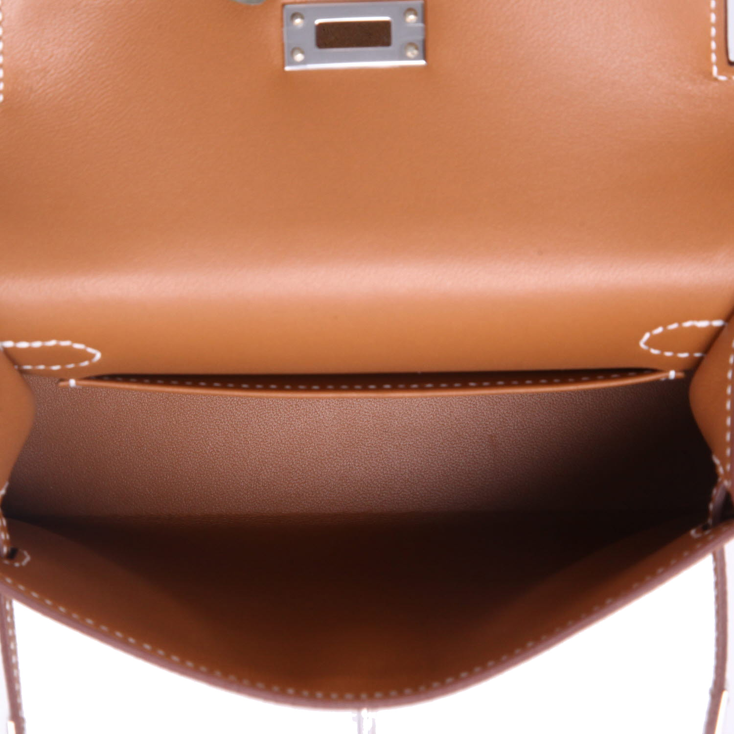 Sac à main Hermès  Kelly 20 cm en cuir epsom gold - Detail D3