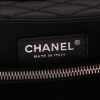 Chanel  Shopping GST bag worn on the shoulder or carried in the hand  in black quilted grained leather - Detail D2 thumbnail