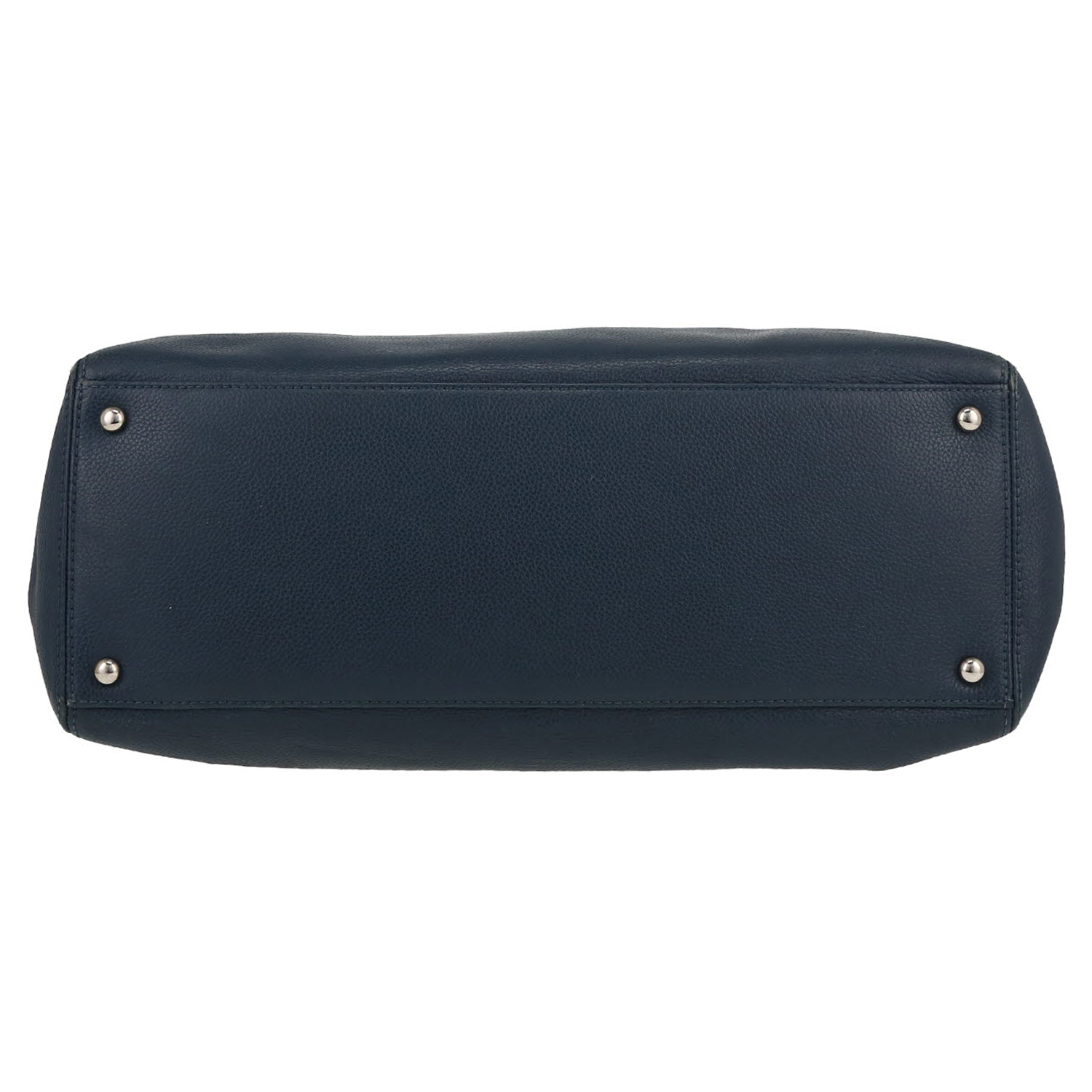 Sac cabas Chanel  Executive en cuir grainé bleu-pétrole - Detail D1