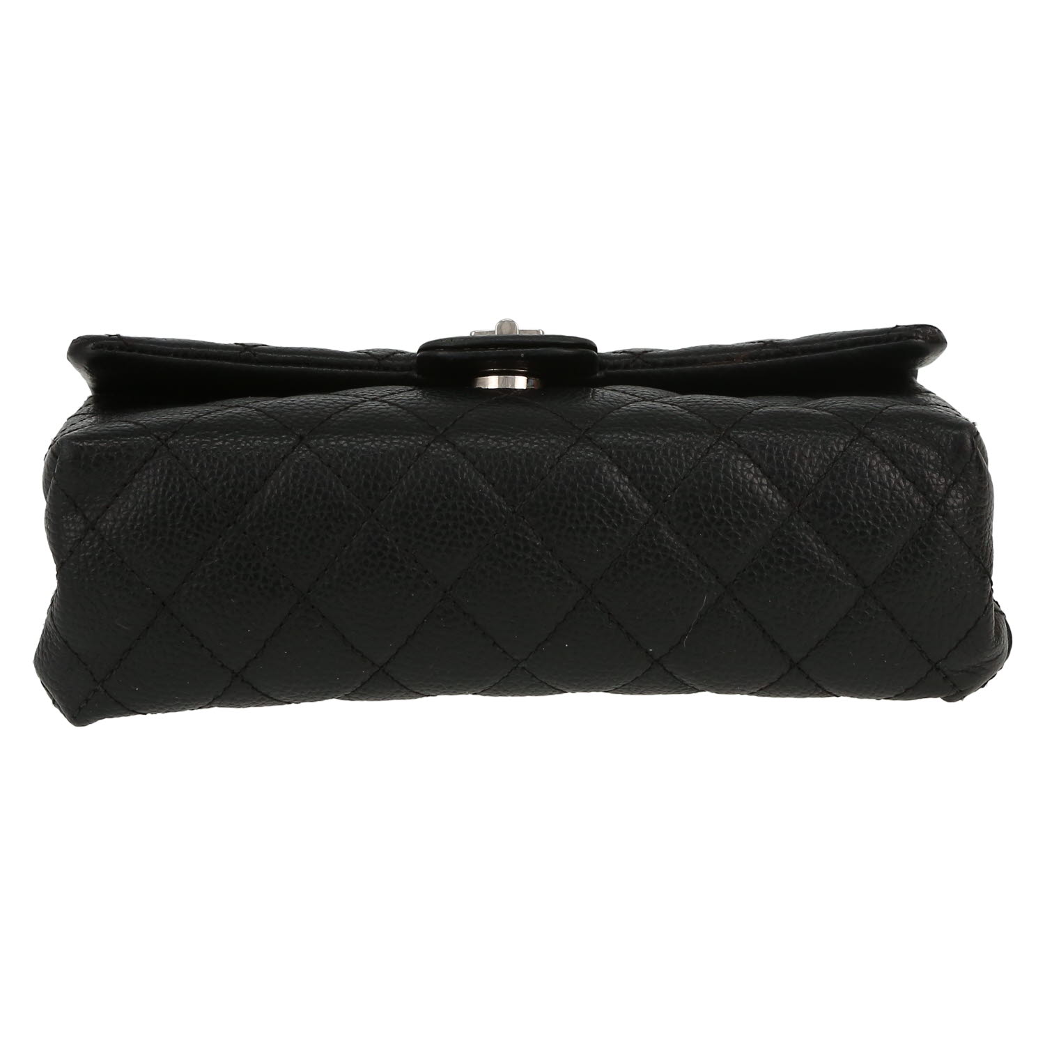 Pochette-cintura Chanel  Pochette ceinture in pelle martellata nera - Detail D1