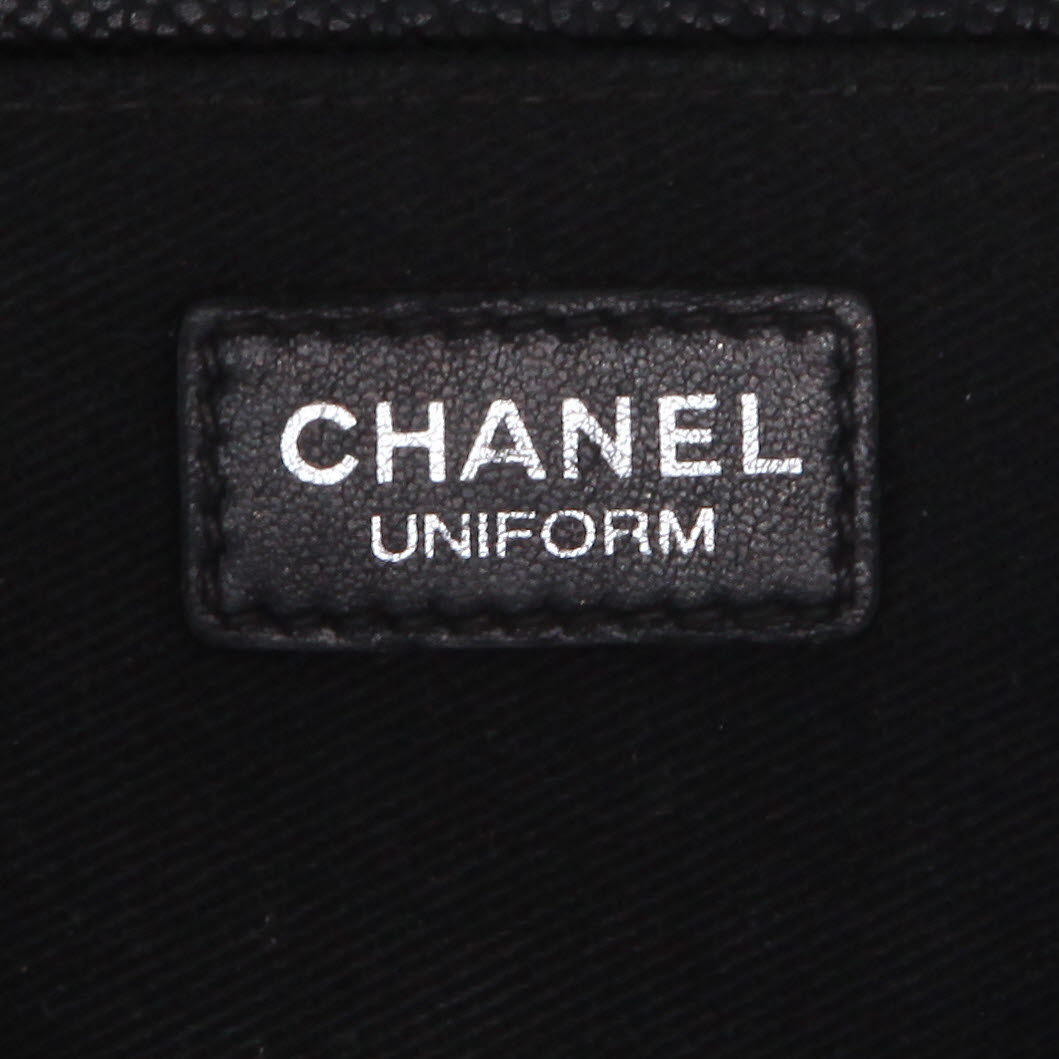 Pochette-cintura Chanel  Pochette ceinture in pelle martellata nera - Detail D2