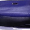Bolso de mano Hermès  Kelly 32 cm en cuero epsom azul Zafiro - Detail D3 thumbnail