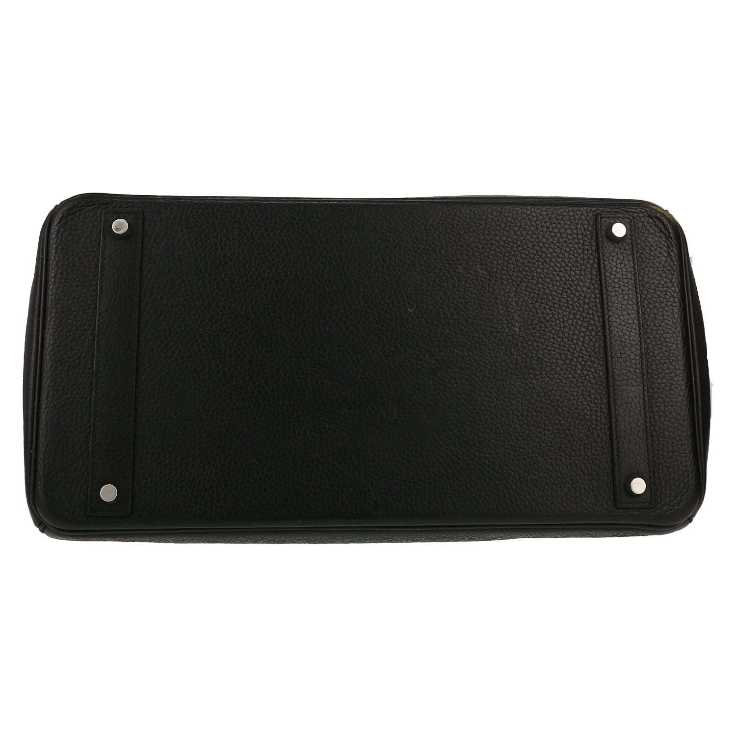 Hermès  Birkin 40 cm handbag  in black togo leather - Detail D1