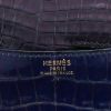 Bolso de mano Hermès  Constance en cocodrilo porosus azul oscuro - Detail D2 thumbnail