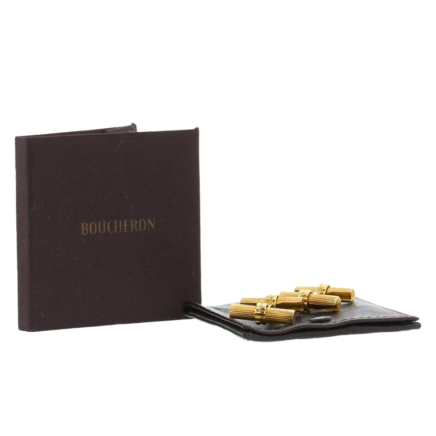 Boucheron  pair of cufflinks in yellow gold - Detail D2