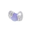 Boucheron Trouble ring in white gold, diamonds and jade - 00pp thumbnail